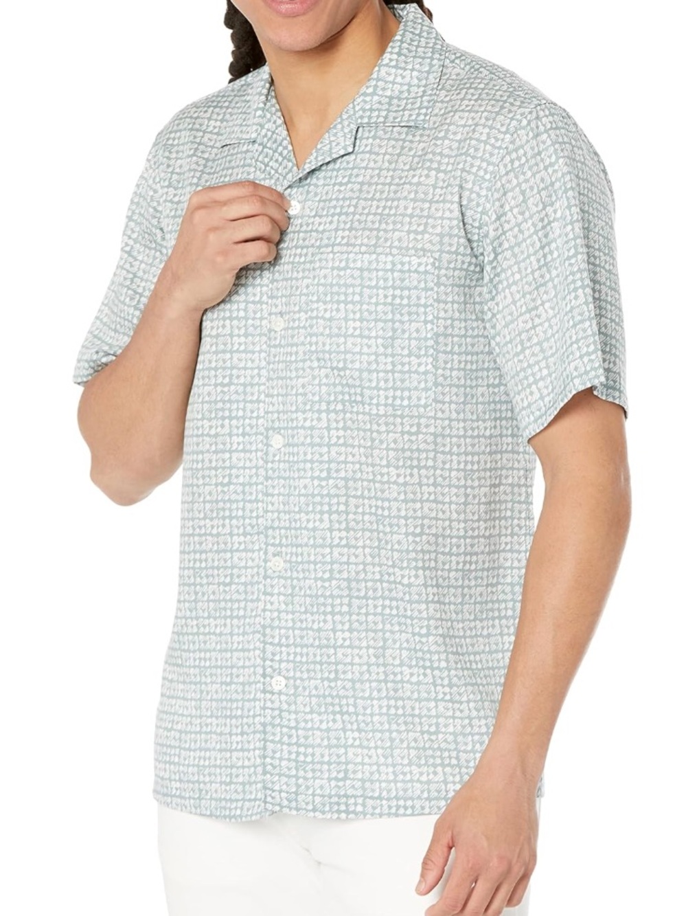 Theory Men’s Short Sleeve Button Down Large